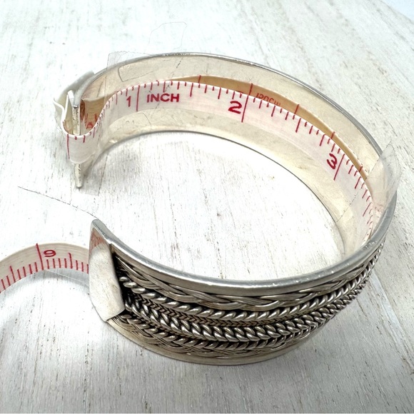 Sterling silver cuff bracelet, 36.2, NWOT - Picture 10 of 13